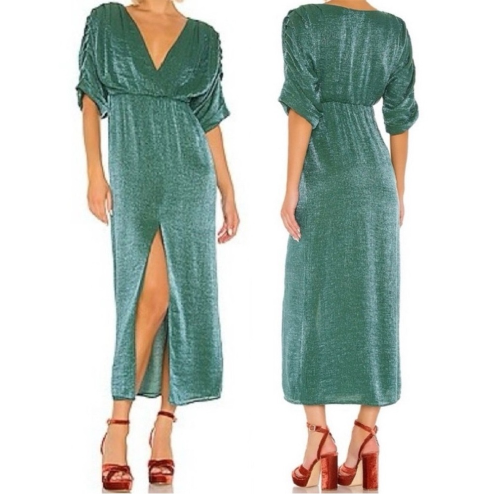 House of Harlow 1960 x Revolve Emerald Rhea Maxi Dress {XS}